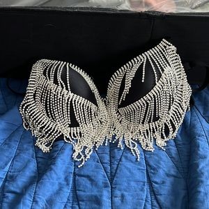 women’s sparkly going out top